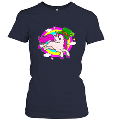 Irish Leprechaun Unicorn Cute St Patricks Day Ireland Women's T-Shirt