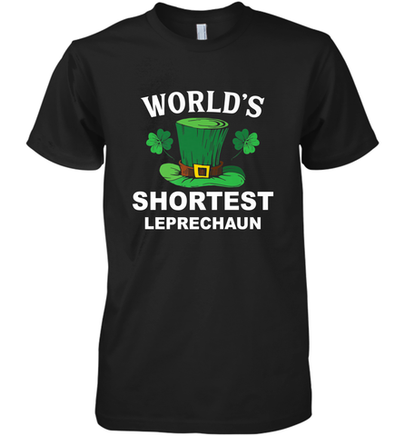 Shortest Leprechaun Funny Family St. Patrick's Day Men's Premium T-Shirt Men's Premium T-Shirt / Black / XS Men's Premium T-Shirt - HHHstores