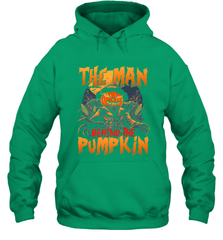 Mens Halloween Fun Dad The Man Behind Pumpkin Gift Hooded Sweatshirt Hooded Sweatshirt - HHHstores