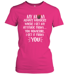 HOCKEY My Mom Always Wonders Women's T-Shirt Women's T-Shirt - HHHstores