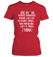HOCKEY My Mom Always Wonders Women's T-Shirt Women's T-Shirt - HHHstores