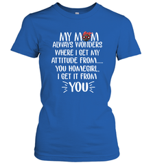 HOCKEY My Mom Always Wonders Women's T-Shirt Women's T-Shirt - HHHstores