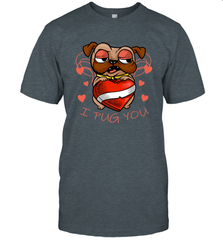 I Pug You Cute Valentines Day Love Heart Pug Dog Valentine Men's T-Shirt Men's T-Shirt - HHHstores