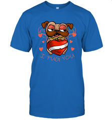I Pug You Cute Valentines Day Love Heart Pug Dog Valentine Men's T-Shirt Men's T-Shirt - HHHstores
