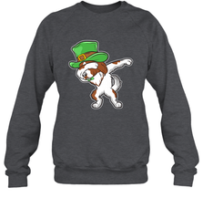 Dabbing Irish Setter Dog Leprechaun St Patricks Day Ireland Crewneck Sweatshirt Crewneck Sweatshirt - HHHstores