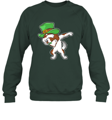 Dabbing Irish Setter Dog Leprechaun St Patricks Day Ireland Crewneck Sweatshirt Crewneck Sweatshirt - HHHstores