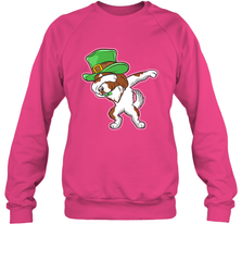 Dabbing Irish Setter Dog Leprechaun St Patricks Day Ireland Crewneck Sweatshirt Crewneck Sweatshirt - HHHstores