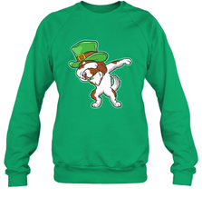 Dabbing Irish Setter Dog Leprechaun St Patricks Day Ireland Crewneck Sweatshirt Crewneck Sweatshirt - HHHstores