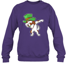 Dabbing Irish Setter Dog Leprechaun St Patricks Day Ireland Crewneck Sweatshirt Crewneck Sweatshirt - HHHstores
