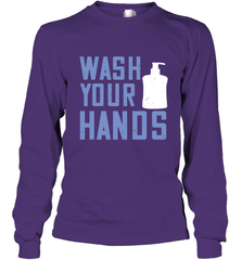 Wash your hands 01 Long Sleeve T-Shirt Long Sleeve T-Shirt - HHHstores