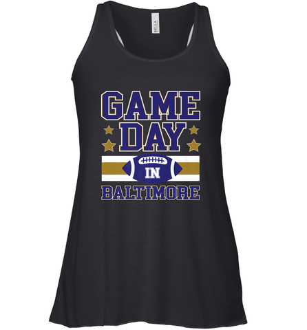 NFL Baltimore MD. Game Day Football Home Team Women's Racerback Tank Women's Racerback Tank / Black / XS Women's Racerback Tank - HHHstores