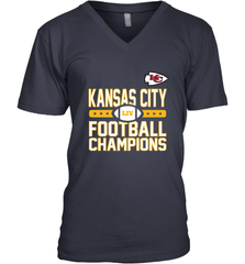 Kansas City Sideline Football _ The City Of Champions LIV Men's V-Neck Men's V-Neck - HHHstores