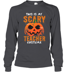 This Is My Scary Teacher Costume Halloween Gift Long Sleeve T-Shirt Long Sleeve T-Shirt - HHHstores