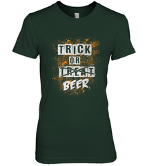 Trick or Beer Funny Halloween Trick or Treat Women's Premium T-Shirt Women's Premium T-Shirt - HHHstores