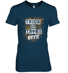 Trick or Beer Funny Halloween Trick or Treat Women's Premium T-Shirt Women's Premium T-Shirt - HHHstores