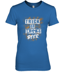 Trick or Beer Funny Halloween Trick or Treat Women's Premium T-Shirt Women's Premium T-Shirt - HHHstores
