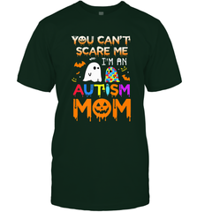 You Can't Scare Me I'm An Autism Mom Ghost Awareness Funny Men's T-Shirt Men's T-Shirt - HHHstores
