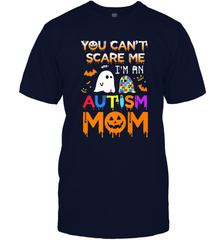 You Can't Scare Me I'm An Autism Mom Ghost Awareness Funny Men's T-Shirt Men's T-Shirt - HHHstores