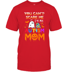 You Can't Scare Me I'm An Autism Mom Ghost Awareness Funny Men's T-Shirt Men's T-Shirt - HHHstores