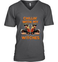 Cool Chillin With My Witches Halloween Costume Men's V-Neck Men's V-Neck - HHHstores