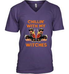 Cool Chillin With My Witches Halloween Costume Men's V-Neck Men's V-Neck - HHHstores