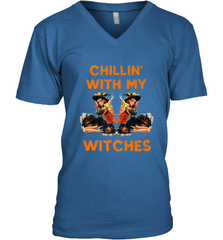 Cool Chillin With My Witches Halloween Costume Men's V-Neck Men's V-Neck - HHHstores