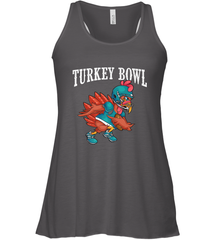 Cool Turkey Bowl _ Funny Thanksgiving Football Player Women's Racerback Tank Women's Racerback Tank - HHHstores