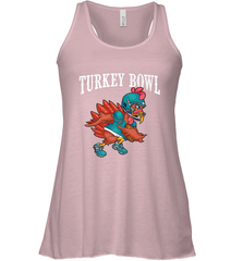 Cool Turkey Bowl _ Funny Thanksgiving Football Player Women's Racerback Tank Women's Racerback Tank - HHHstores