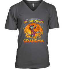 You can't scare me I'm the crazy grandma halloween Men's V-Neck Men's V-Neck - HHHstores