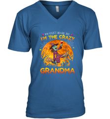You can't scare me I'm the crazy grandma halloween Men's V-Neck Men's V-Neck - HHHstores
