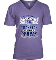 NFL The Only Thing I Love More Than Being A Tennessee Titans Fan Is Being A Papa Football Men's V-Neck Men's V-Neck - HHHstores