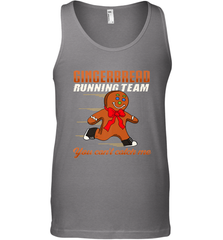 Christmas Gingerbread Man Cookie Gingerbread Running Team Men's Tank Top Men's Tank Top - HHHstores
