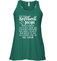 Being A Softball Mom Isnt Easy Women's Racerback Tank Women's Racerback Tank - HHHstores