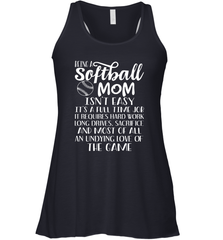 Being A Softball Mom Isnt Easy Women's Racerback Tank Women's Racerback Tank - HHHstores
