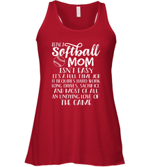 Being A Softball Mom Isnt Easy Women's Racerback Tank Women's Racerback Tank - HHHstores