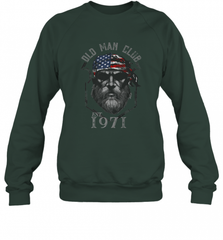 Old Man Club_ Established 1971 Crewneck Sweatshirt Crewneck Sweatshirt - HHHstores