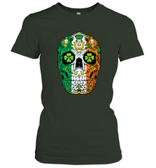 Sugar Skull Leprechaun T Shirt St Patricks Day Women Men Tee Women's T-Shirt Women's T-Shirt - HHHstores