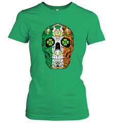 Sugar Skull Leprechaun T Shirt St Patricks Day Women Men Tee Women's T-Shirt Women's T-Shirt - HHHstores
