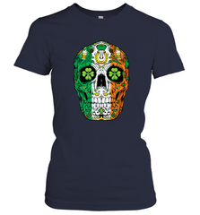 Sugar Skull Leprechaun T Shirt St Patricks Day Women Men Tee Women's T-Shirt Women's T-Shirt - HHHstores