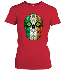 Sugar Skull Leprechaun T Shirt St Patricks Day Women Men Tee Women's T-Shirt Women's T-Shirt - HHHstores