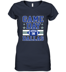 NFL Dallas Texas Game Day Football Home Team Women's V-Neck T-Shirt Women's V-Neck T-Shirt - HHHstores