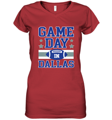 NFL Dallas Texas Game Day Football Home Team Women's V-Neck T-Shirt Women's V-Neck T-Shirt - HHHstores