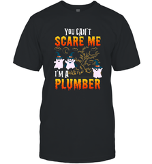 You Can't Scare Me I'm A Plumber T Shirt Plumber Halloween Men's T-Shirt Men's T-Shirt - HHHstores