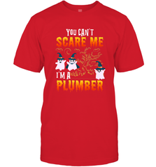 You Can't Scare Me I'm A Plumber T Shirt Plumber Halloween Men's T-Shirt Men's T-Shirt - HHHstores