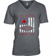 We do the impossible every day 01 Men's V-Neck Men's V-Neck - HHHstores