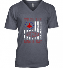 We do the impossible every day 01 Men's V-Neck Men's V-Neck - HHHstores