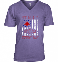 We do the impossible every day 01 Men's V-Neck Men's V-Neck - HHHstores