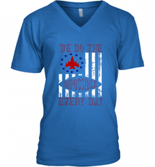 We do the impossible every day 01 Men's V-Neck Men's V-Neck - HHHstores