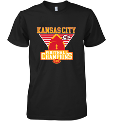 Kansas City Old School Football _ The City Of Champions LIV Men's Premium T-Shirt