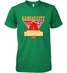 Kansas City Old School Football _ The City Of Champions LIV Men's Premium T-Shirt